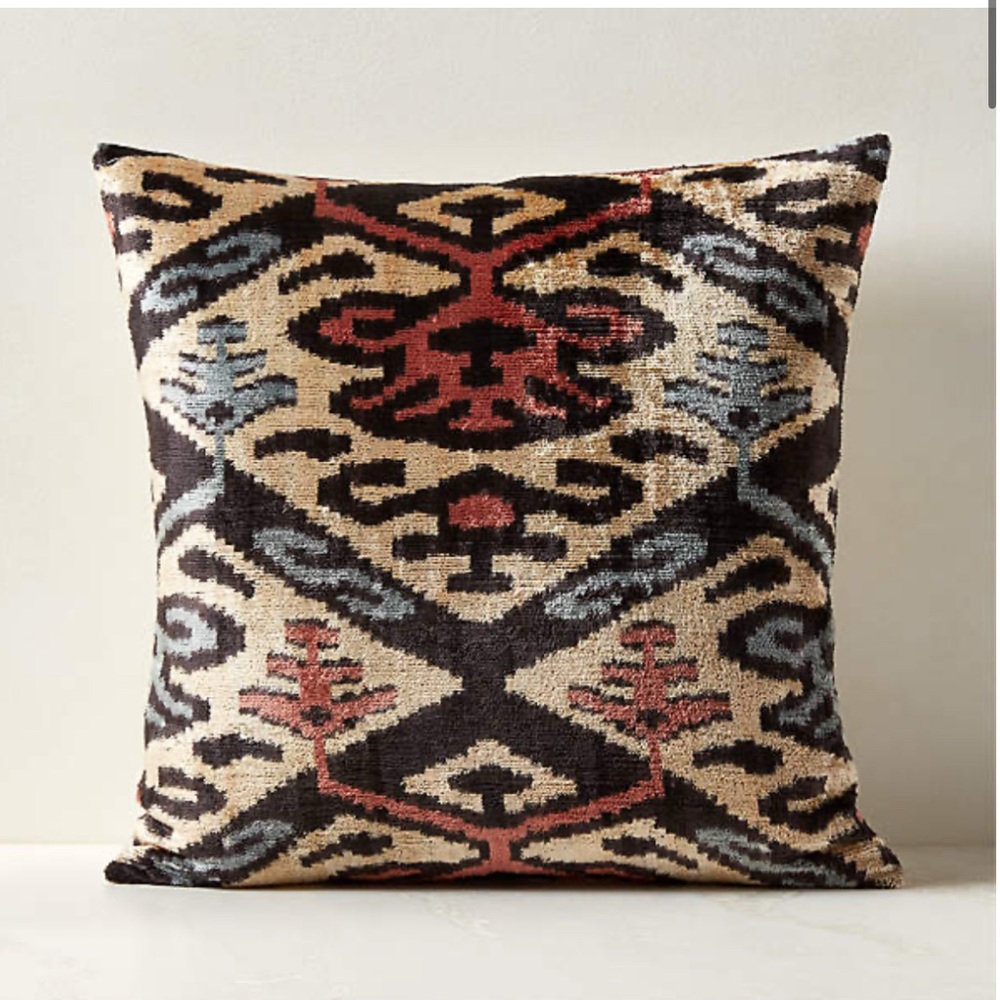 CB2 Turkish  silk throw covers (two)